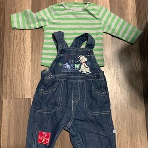 Disney kids overall set